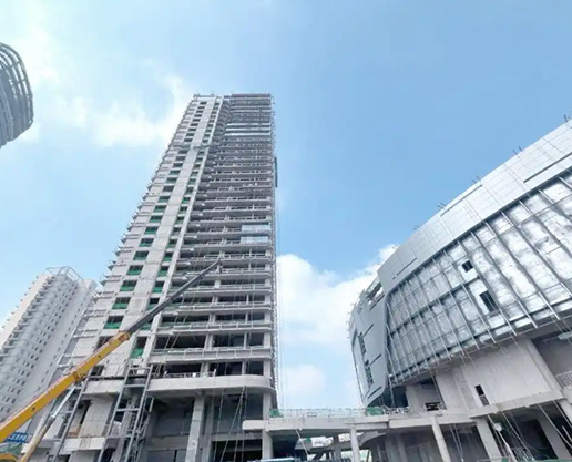 日照东方五彩城海之情酒店加固